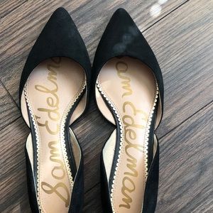 Sam Edelman D’Orsay black flats